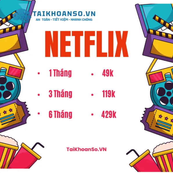 Tài Khoản Netflix Giá Rẻ