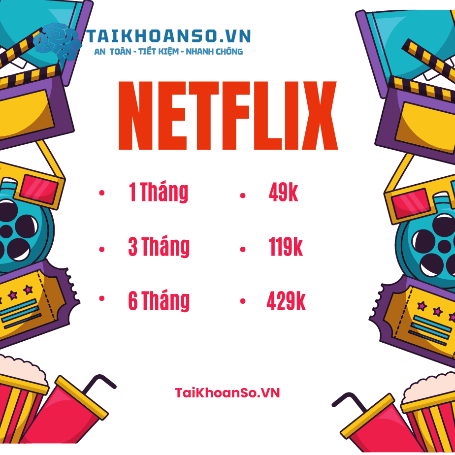 Tài Khoản Netflix Giá Rẻ